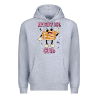 Heather Grey breakfast club Premium Hoodie - MaliasSmallBusiness