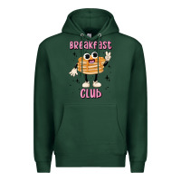 Sports Green breakfast club Premium Hoodie - MaliasSmallBusiness