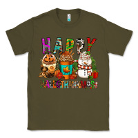 Army Green Happy hallothankmas coffee cups Classic Tee - FaDigitalArtStudio