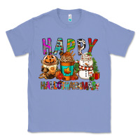 Colony Blue Happy hallothankmas coffee cups Classic Tee - FaDigitalArtStudio