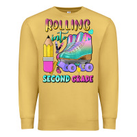 Antique Gold rolling into second grade Premium Sweatshirt - BundleAndBundleShop