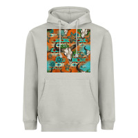 Moon Dust western bull skull seamless pattern Heavyweight Hoodie - HRA Design Shop