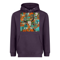 Plum western bull skull seamless pattern Heavyweight Hoodie - HRA Design Shop