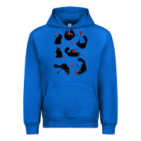 Cobalt valentine cat Urban Hoodie - MaliasSmallBusiness