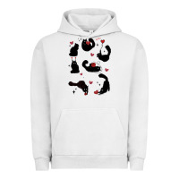Pigment Lunar Rock valentine cat Urban Hoodie - MaliasSmallBusiness