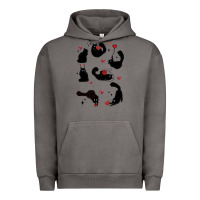Pigment Tornado valentine cat Urban Hoodie - MaliasSmallBusiness