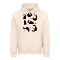 Sandshell valentine cat Urban Hoodie - MaliasSmallBusiness