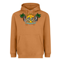 Meerkat beer sunshine Heavyweight Hoodie - CowhideDigitalArt