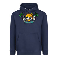 Navy beer sunshine Heavyweight Hoodie - CowhideDigitalArt