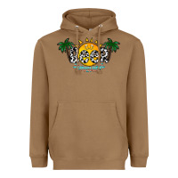 Toasted Coconut beer sunshine Heavyweight Hoodie - CowhideDigitalArt