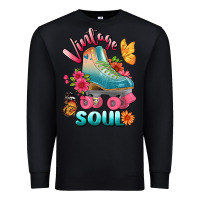 Black vintage soul Premium Sweatshirt - BundleAndBundleShop