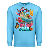 Ocean Blue vintage soul Premium Sweatshirt - BundleAndBundleShop