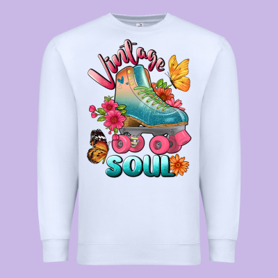 Vintage Soul Premium Sweatshirt Designed By Bundleandbundleshop