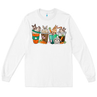 White rabbit coffee cups Long Sleeve Tee - texasbilliewilder