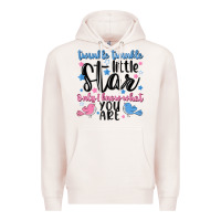 Pale Pink twinkle twinkle little star Premium Hoodie - MaliasSmallBusiness