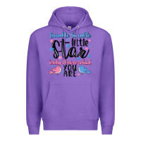 Purple twinkle twinkle little star Premium Hoodie - MaliasSmallBusiness