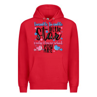 Red twinkle twinkle little star Premium Hoodie - MaliasSmallBusiness