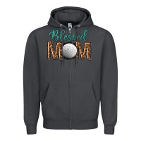 Smoke western blessed mom with hockey Zipper Hoodie - texasbilliewilder