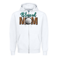 White western blessed mom with hockey Zipper Hoodie - texasbilliewilder