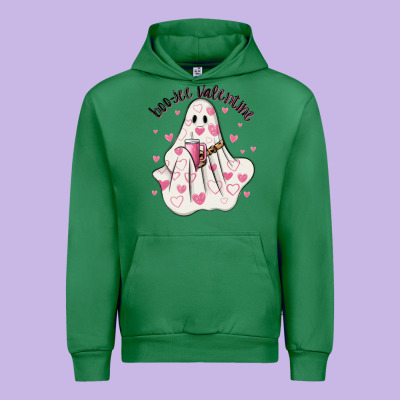 Boo Jee Valentine Urban Hoodie Designed By Maliassmallbusiness