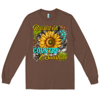 Chestnut raised on country and sunshine Long Sleeve Tee - texasbilliewilder