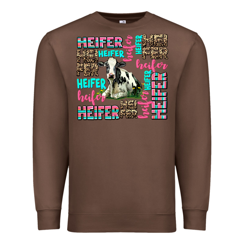 Heifer Premium Sweatshirt by AdoDesignShop | Teevron
