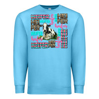 Ocean Blue heifer Premium Sweatshirt - AdoDesignShop