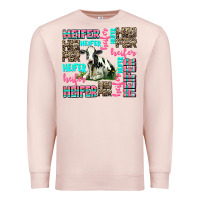 Pale Pink heifer Premium Sweatshirt - AdoDesignShop