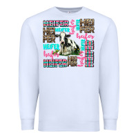 White heifer Premium Sweatshirt - AdoDesignShop