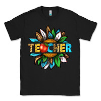 Black teacher sunflower tbw Classic Tee - texasbilliewilder