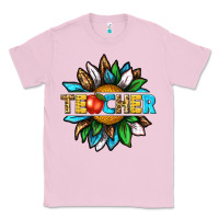 Bubblegum Pink teacher sunflower tbw Classic Tee - texasbilliewilder