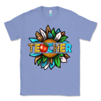 Colony Blue teacher sunflower tbw Classic Tee - texasbilliewilder