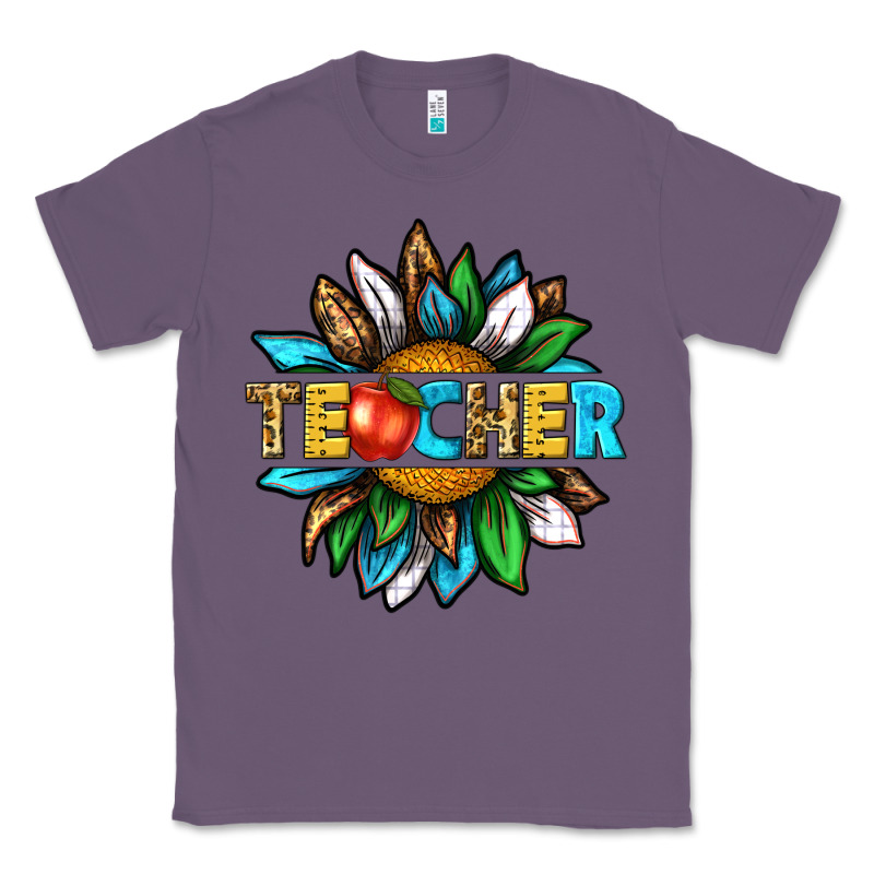 Teacher Sunflower Tbw Classic Tee by texasbilliewilder | Teevron