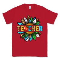 Red teacher sunflower tbw Classic Tee - texasbilliewilder