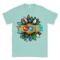 Seafoam teacher sunflower tbw Classic Tee - texasbilliewilder