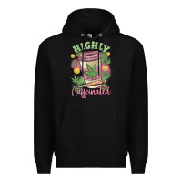 Black highly caffeinated Premium Hoodie - MaliasSmallBusiness