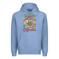 Colony Blue highly caffeinated Premium Hoodie - MaliasSmallBusiness