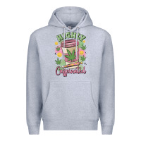 Heather Grey highly caffeinated Premium Hoodie - MaliasSmallBusiness