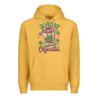 Mustard highly caffeinated Premium Hoodie - MaliasSmallBusiness