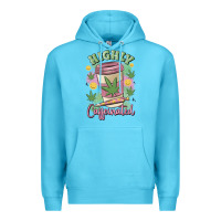 Ocean Blue highly caffeinated Premium Hoodie - MaliasSmallBusiness