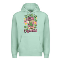 Seafoam highly caffeinated Premium Hoodie - MaliasSmallBusiness