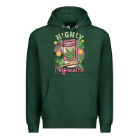 Sports Green highly caffeinated Premium Hoodie - MaliasSmallBusiness