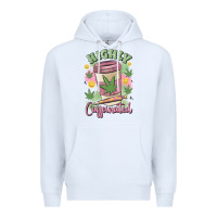 White highly caffeinated Premium Hoodie - MaliasSmallBusiness