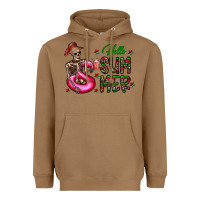 Toasted Coconut hello summer Heavyweight Hoodie - CowhideDigitalArt