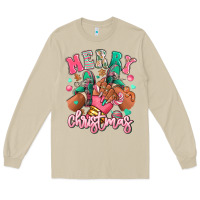 Mushroom pink merry christmas black girl sneakers Long Sleeve Tee - RanaPortraitStore