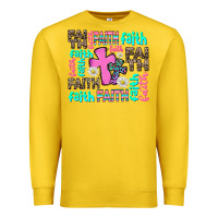 Lemon faith with cross Premium Sweatshirt - AdoDesignShop