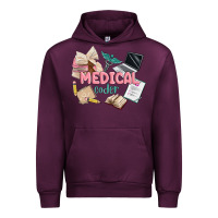 Mauve Wine medical codler Urban Hoodie - MaliasSmallBusiness