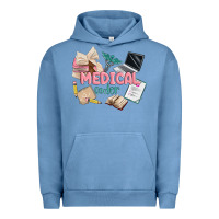 Pigment Pebble Blue medical codler Urban Hoodie - MaliasSmallBusiness