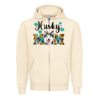 Sandshell husky mom western Zipper Hoodie - RanaPortraitStore