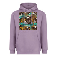 Lavender western baby calf seamless pattern Heavyweight Hoodie - HRA Design Shop